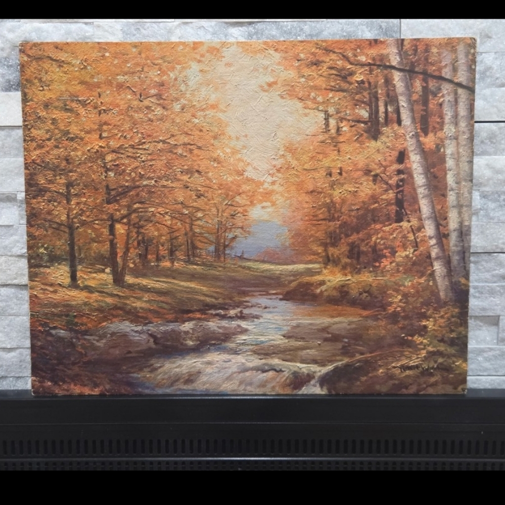 LAST CHANCE FOR SALE- "Autumn LEAVES" by Robery Wood No. 219